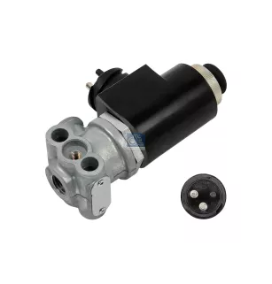 Electrovalve, 24 V, M12 x 1,5, max. 10 bar Pour MAN Chassis, F 7/8/9, G/M/F 90, Lion's, L/M/F/E 2000, N-Busse, S-Busse, TG-Serie