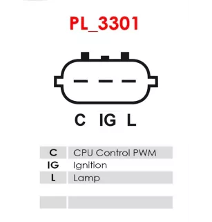 Régulateur d’alternateur AS-PL UD18675ARE, DENSO 1D019-600, GA3-9U7-0550