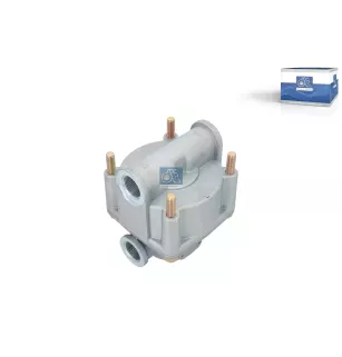 Valve de relais, M22 x 1,5, max. 10 bar Pour Iveco CityClass, EuroTech, M, P/PA, TurboStar, TurboTech - Mack Mid-Liner