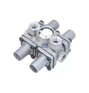 Valve de protection 4 circuits, M16 x 1,5, M22 x 1,5, max. 20 bar, Po21: 6.9 bar, Po22: 6.9 bar, Po23: 7 bar, Po24: 6.9 bar