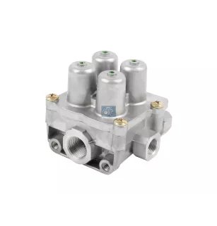 Valve de protection 4 circuits, M16 x 1,5, M22 x 1,5, max. 13 bar, Po21: 6.9 bar, Po22: 6.9 bar, Po23: 7 bar, Po24: 6.9 bar
