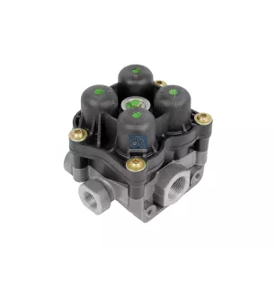 Valve de protection 4 circuits, M16 x 1,5, M22 x 1,5, max. 20 bar, Po21: 7 bar, Po22: 7 bar, Po23: 7.2 bar, Po24: 7 bar