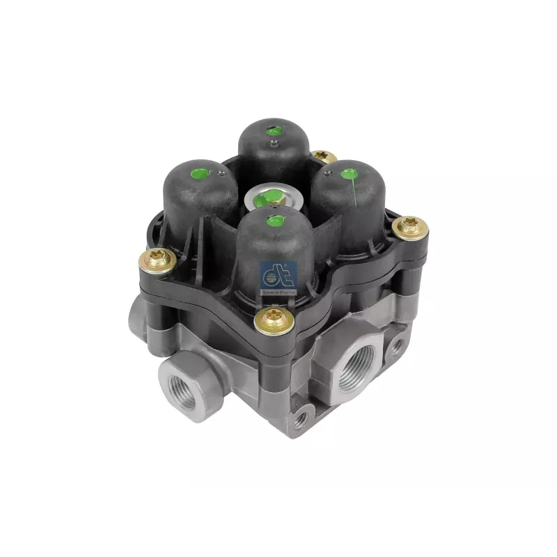 Valve de protection 4 circuits, M16 x 1,5, M22 x 1,5, max. 20 bar, Po21: 7 bar, Po22: 7 bar, Po23: 7.2 bar, Po24: 7 bar