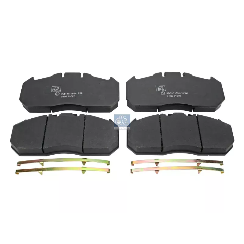 Kit de garnitures de disque de frein, W: 250 mm, S: 30 mm, H: 118 mm Pour MAN Chassis, G/M/F 90, Lion's, L/M/F/E 2000, N-Busse
