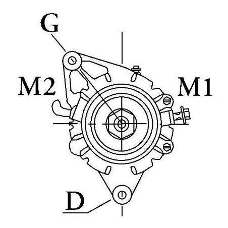 Lichtmaschine 28 Volt 35 A, Iskra 11.209.447, Valeo 2960120