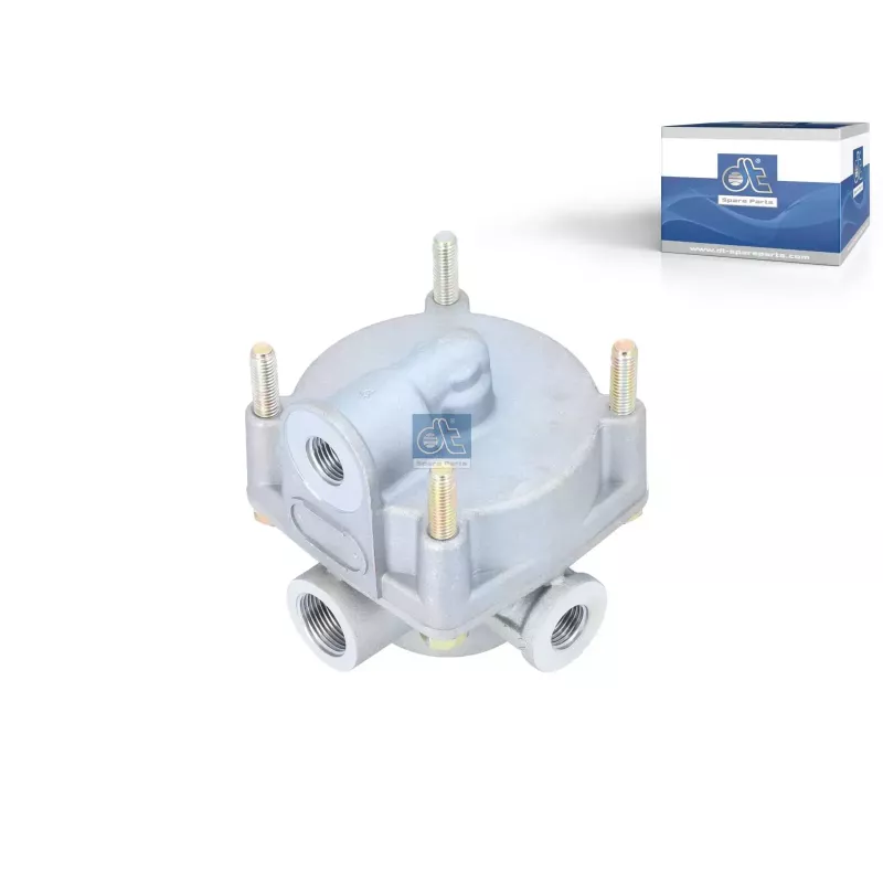 Valve de relais, M16 x 1,5, M22 x 1,5, max. 10 bar Pour DAF 45/55/65/75/85/95 - Iveco Eurocargo, EuroStar, EuroTech, MK