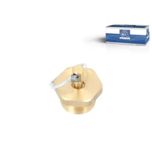 Valve de purge d'eau, M22 x 1,5, SW: 27, H: 17.5 mm Pour DAF CF, F/N 500-3600, XF, XG, Iveco Eurocargo, EuroStar, EuroTech