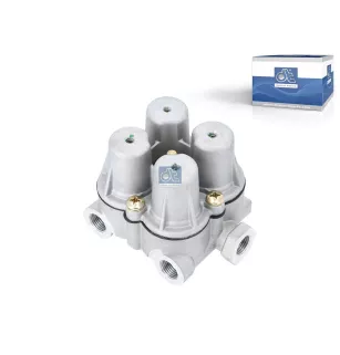 Valve de protection 4 circuits, M16 x 1,5, M22 x 1,5, max. 20 bar pour Iveco MK, MAN Chassis, F 7/8/9