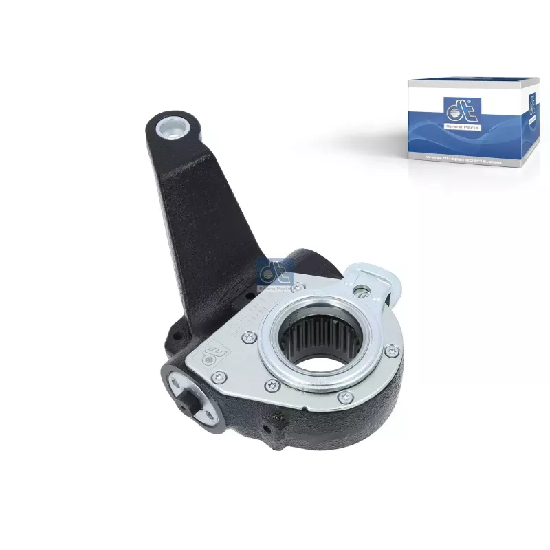 Levier régleur, automatique, gauche, N42 x 1,5, b: 14 mm, Lb: 145 mm, Or: 56 mm, DIN 5480, 26 teeth Pour Mercedes-Benz Actros 1