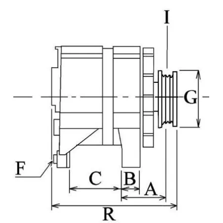 Alternador 14V 55 Amp Bosch 0120488280, Parafuso 11.201.293, 11.201.385, Lada