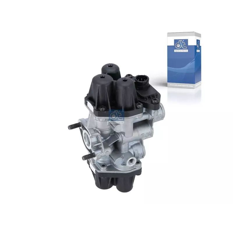 Valve de protection 4 circuits, 5 V, M12 x 1,5, M22 x 1,5, max. 13 bar, Po21: 9 bar, Po22: 9 bar, Po23: 7.5 bar, Po24: 7.5 bar