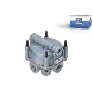 Valve de relais, M16 x 1,5, M22 x 1,5, max. 10 bar Pour MAN TG-Serie, Mercedes-Benz Actros 1, Actros 2, Actros 3, Atego 1