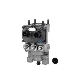 Valve de frein à pied, EBS, reman. / sans retour pièce usée, M16 x 1,5, M22 x 1,5, max. 10 bar Pour Mercedes-Benz Actros 1