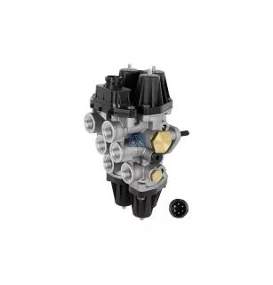 Valve de protection 4 circuits 32 V, M12 x 1,5, M22 x 1,5, max. 13 bar, Po21: 9 bar, Po22: 9 bar, Po23: 7.5 bar, Po24: 7.5 bar