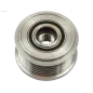 Poulie lente d’alternateur BOSCH 1126601593 pour 1127011857, F00M991044, CARGO 230306, FIAT 9949580, IKA 3.3527.0