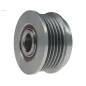 Poulie lente d’alternateur BOSCH 1126601567 pour 1127011848, F00M992711, CARGO 237600, IKA 3.3521.0, 3.3521.1, INA 5350007000