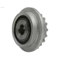 Poulie lente d’alternateur BOSCH F00M391119 pour F00M991300, CARGO 236531, 333134, HELLA 9XU358038-721, IKA 3.5318.0, 3.5318.1