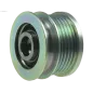 Poulie lente d’alternateur AS-PL UD13254AFP, BOSCH F00M147880, F00M991251, CARGO 333075, IKA 3.5381.0, 3.5381.1, INA 5350143000