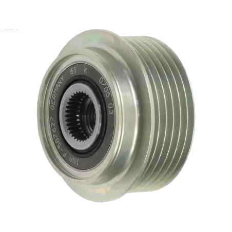 Poulie lente d’alternateur BOSCH F00M991250, CARGO 330185, IKA 3.5476.0, INA 5350238000, F-587627, TOYOTA 27415-33060