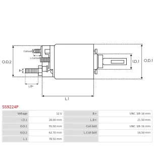 copy of copy of copy of Solénoïdes de démarreur pour