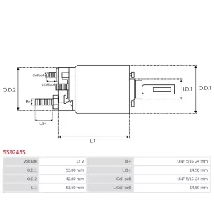 Solénoïdes de démarreur pour PRESTOLITE M100R2005SE