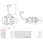 Porte-balais de démarreur pour BOSCH 0001108047, 0001108048, 0001108052