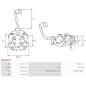 Porte-balais de démarreur pour BOSCH 0001108059, 0001108060, 0001108076, 0001108077