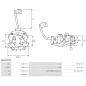 Porte-balais de démarreur pour BOSCH 0001109203, 0001109205, 0001109250, 0001109302