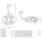 Porte-balais de démarreur pour BOSCH 0001137002, 0001137003, 0001137004, 0001137006