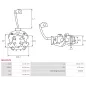 Porte-balais de démarreur pour BOSCH 0001107417, 0001107418, 0001107423, 0001107424