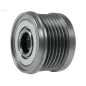 Poulie lente d’alternateur AS-PL UD101365AFP, IKA 3.5521.1, INA F-559401, LUK 5350147000, 535014710, MITSUBISHI A252C55675