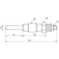 Vela incandescente 12 V, Bosch 0250202017, Nissan 11065-t8200