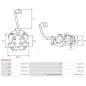 Porte-balais de démarreur pour BOSCH 0001123017, 0001123036, 0001123037, 0001123044