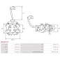 Porte-balais de démarreur pour BOSCH 0001108400, 0001108401, 0001108402, 0001108420