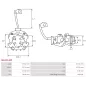 Porte-balais de démarreur pour BOSCH 0001139044, 0001139065, 0001139066, 0001139085