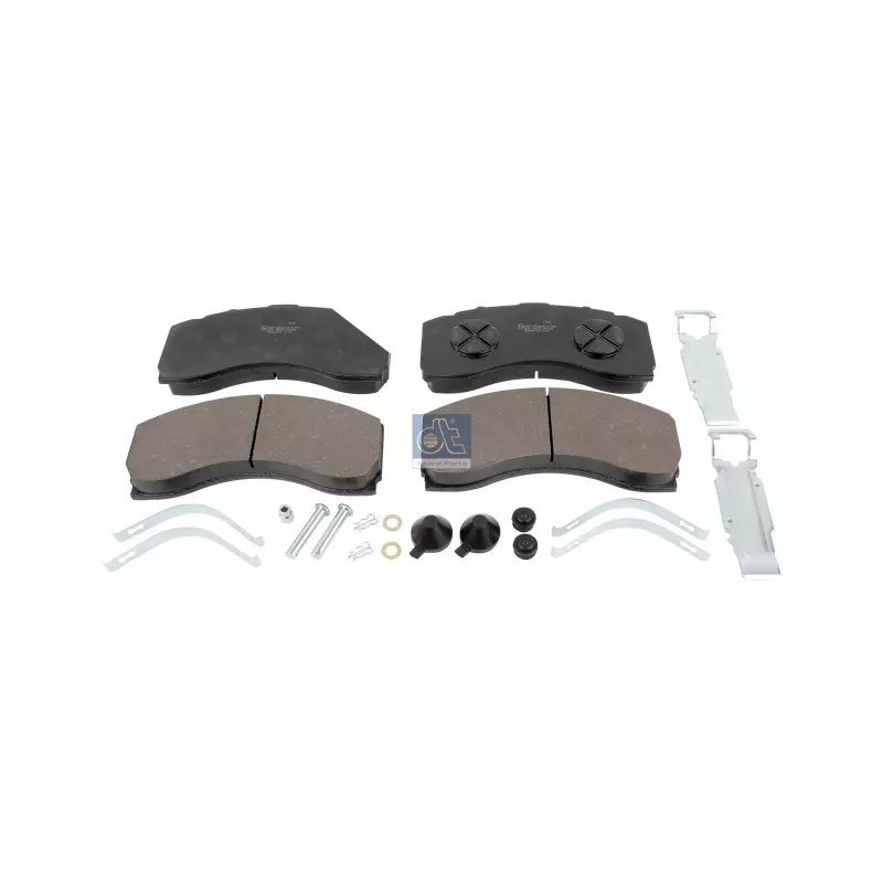 Kit de garnitures de disque de frein, W: 245 mm, S: 35 mm, H: 114 mm Pour Mercedes-Benz Actros 1, Actros 2, Actros 3, Actros Kit de garnitures de disque de frein, W: 245 mm, S: 35 mm, H: 114 mm Pour Mercedes-Benz Actros 1, Actros 2, Actros 3, Actros