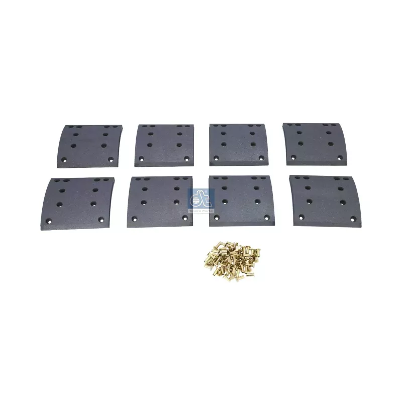 Kit de garnitures de frein à tambour, kit essieu - surdimensionné, W: 180 mm, S: 18.3 mm Pour MAN Chassis, F 7/8/9