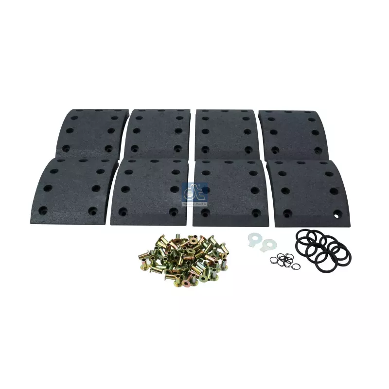 Kit de garnitures de frein à tambour, kit essieu - surdimensionné W: 140 mm, S: 18 mm Pour MAN Chassis, F 7/8/9, G/M/F 90 Kit de garnitures de frein à tambour, kit essieu - surdimensionné W: 140 mm, S: 18 mm Pour MAN Chassis, F 7/8/9, G/M/F 90