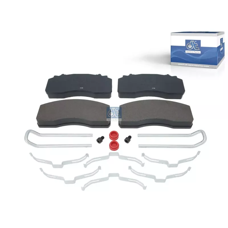 Kit de garnitures de disque de frein, W: 220.5 mm, S: 30 mm, H: 99.3 mm Pour Mercedes-Benz Econic 1, Actros - 1540889