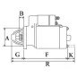 Arrancador 12V 1.7Kw 9 dientes Iskra 10.130.172, 11.130.007, Peugeot 5426014, 5433495, 5473630, 5490308