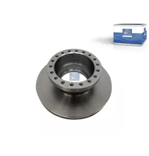 Disque de frein, D: 330 mm, 18 bores, P: 175 mm, M12, d: 150 mm, H: 119 mm, S: 34 mm, s: 28 mm Pour DAF LF - 1544610 - 1709060