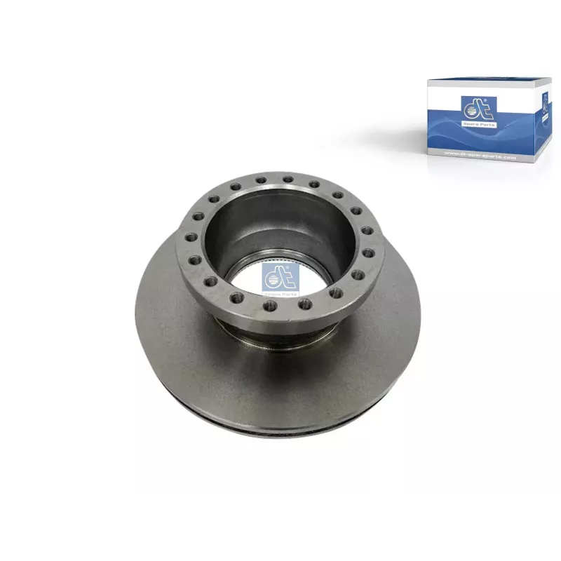 Disque de frein, D: 330 mm, 18 bores, P: 175 mm, M12, d: 150 mm, H: 119 mm, S: 34 mm, s: 28 mm Pour DAF LF - 1544610 - 1709060