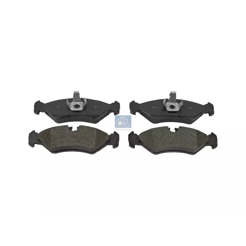 Kit de garnitures de disque de frein, ancienne version, W: 141.4 mm, S: 16.3 mm, H: 46.5 mm Pour Mercedes-Benz Sprinter