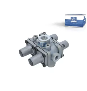Valve de protection 4 circuits, M16 x 1,5, M22 x 1,5, max. 20 bar, Po21: 7 bar, Po22: 7 bar, Po23: 7.3 bar, Po24: 7 bar
