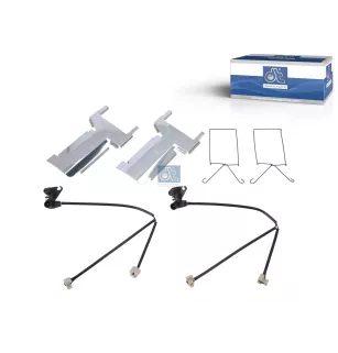 Témoin d'usure, avec accessoires Pour DAF CF, LF, XF, XG - Scania 4-Serie Bus, 4-Serie, F, K, N-Serie, P, G, R, T-Serie