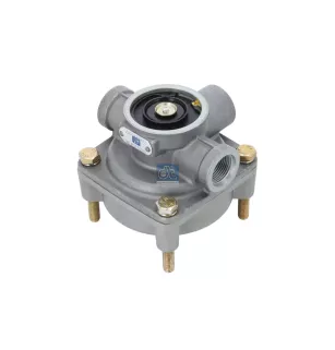 Valve de limitation de pression, M22 x 1,5, max. 12 bar, Pin: 12 bar, Pout: 0.5 bar Pour DAF 45/55/65/75/85/95, CF, XF