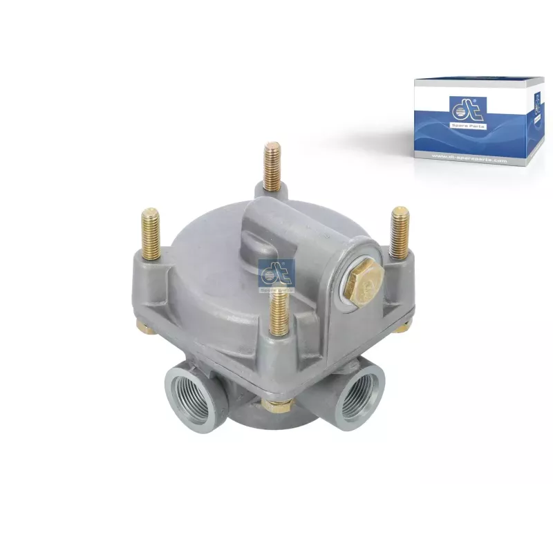 Valve de limitation de pression, M22 x 1,5, max. 12 bar, Pin: 12 bar, Pout: 0.5 bar Pour DAF 45/55/65/75/85/95, CF, XF