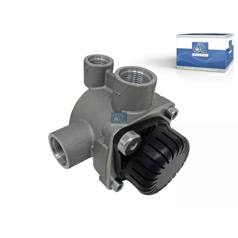 Valve de relais, M16 x 1,5, M22 x 1,5, max. 10.2 bar Pour DAF CF, XF, XG, Renault Magnum, Midlum, Premium - 1360613 - 1927394