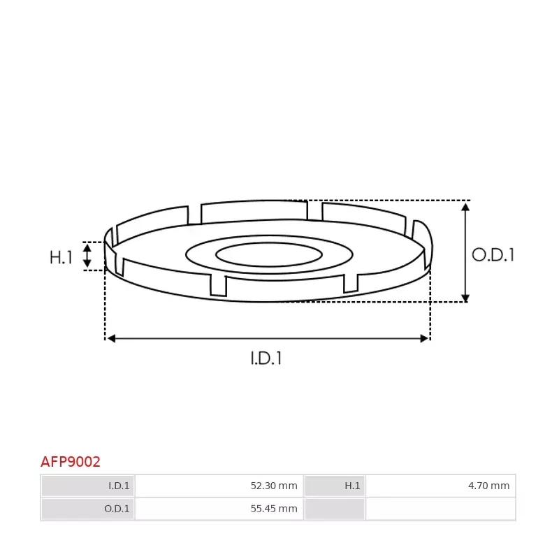 Protections de la poulie d’alternateur AS-PL UD101656AFP, BOSCH 1120591506, F00M148611, CARGO 138236, INA 22882491, F-225653-91