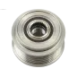 Poulie lente d’alternateur AS-PL UD13373AFP, BOSCH 1978945407, CARGO 235494, 332309, FORD 5M5Q-10344-AA, 5M5Q-10344-AB